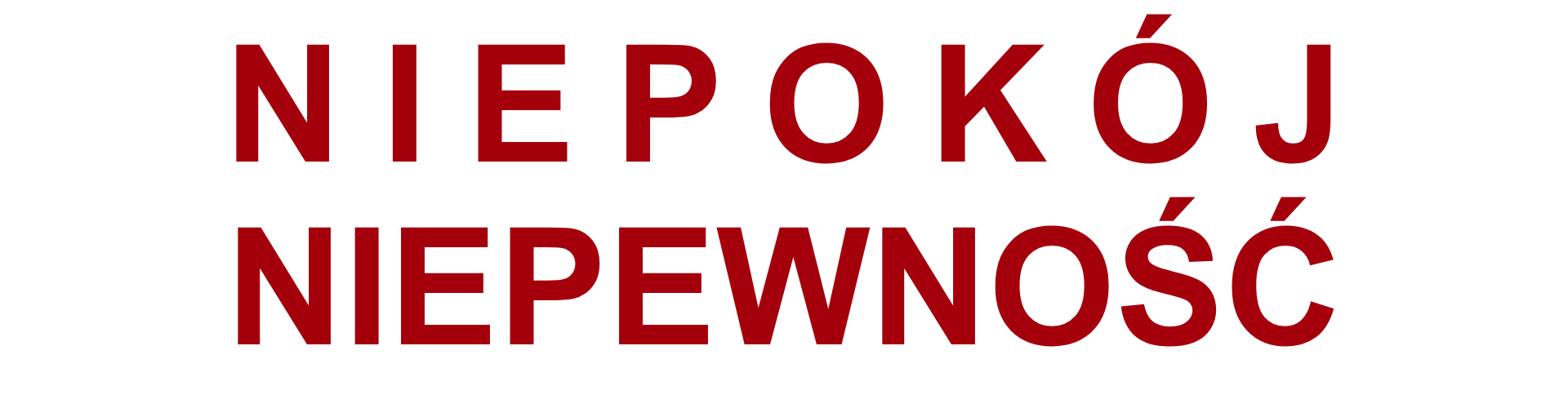 Niepokój Niepewność Logo